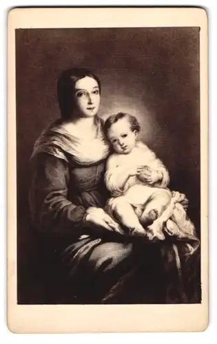 Fotografie La vierge et l`enfant Jésus, nach Gemälde von Est. Murillo