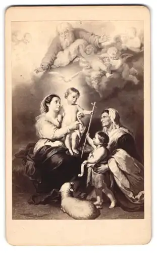 Fotografie La vierge dite de Séville, nach Gemälde von Murillo