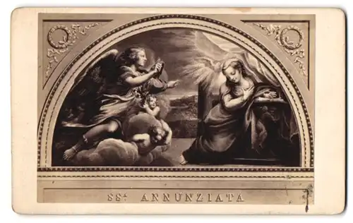 Fotografie L`Annonciation, nach Gemälde von Correggio