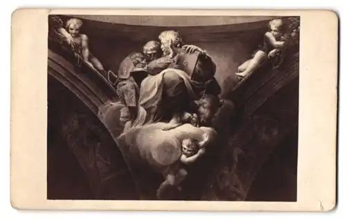 Fotografie Photogr. Gesellschaft, Berlin, St. Lucas et St. Ambrosius, nach Gemälde von Correggio