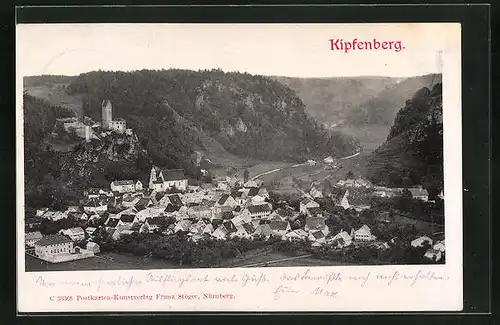 AK Kipfenberg, Totalansicht der Ortschaft
