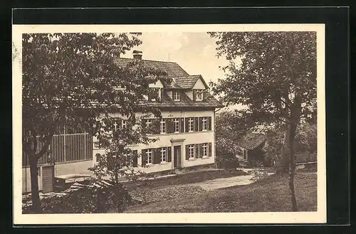 AK Raitbach i. Wiesental, Schwestern-Erholungsheim des Freiburger Diakonissenhauses
