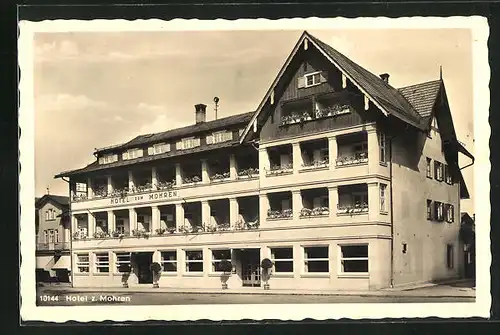 AK Oberstdorf, Hotel zum Mohren im Sonnenschein