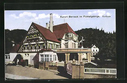 AK Berneck, Kurhaus im Fichtelgebirge