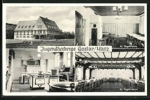 AK Goslar / Harz, Jugendherberge mit Küche und Tagesraum