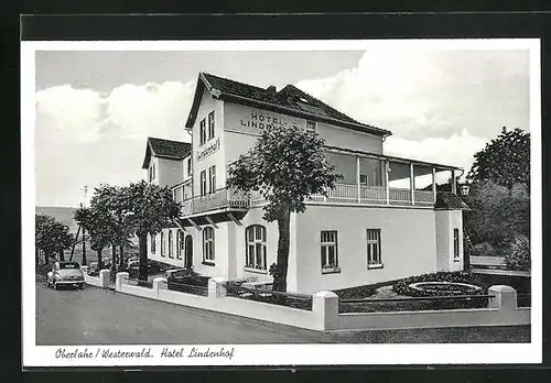AK Oberlahr /Westerwald, Hotel Lindenhof