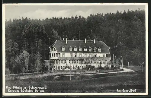 AK Bad Dürrheim / Schwarzwald, Blick auf das Kurhaus