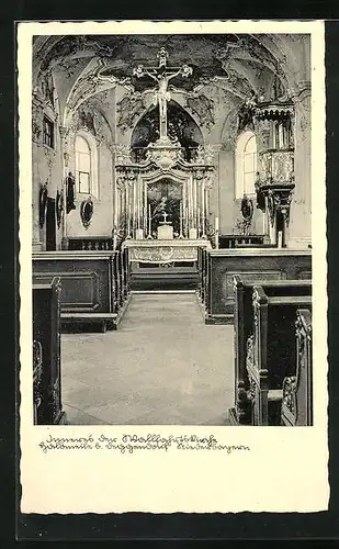AK Halbmeile, Inneres der Wallfahrtskirche