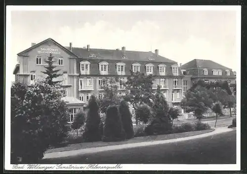 AK Bad Wildungen, Hotel Sanatorium Helenenquelle