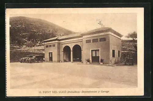 AK Pedralbes, Font del Lleó, Dependencias y Garage