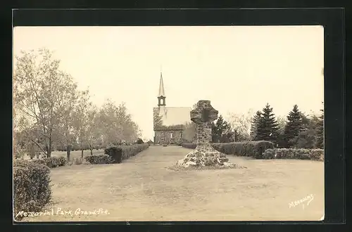 AK Grand-Pre, Memorial Park, Church and Cross