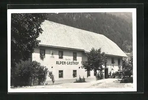 Foto-AK Zell, Alpen-Gasthof Agnes Falle