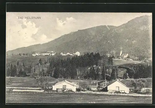AK Bad Heilbrunn, Blick auf den Ort