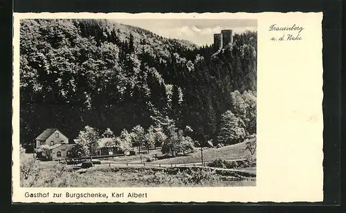 AK Frauenberg / Nahe, Gasthof zur Burgschenke von Karl Albert