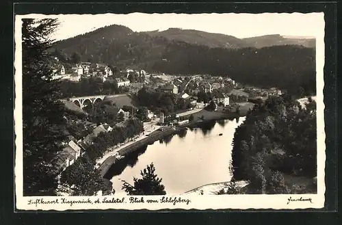 AK Ziegenrück, Blick vom Schlossberg