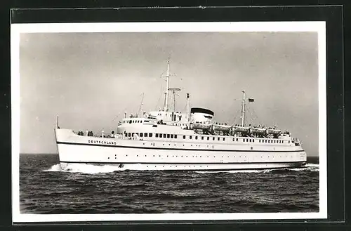 AK Bundesbahn-Hochsee-Fährschiff Deutschland