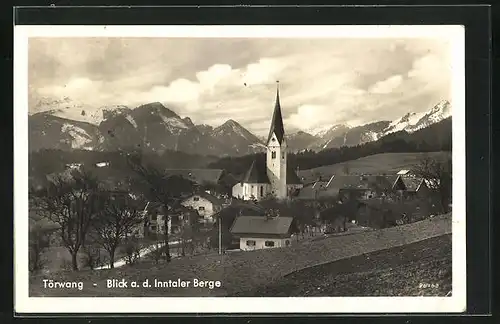 AK Törwang, Ortspanorama mit Kirche