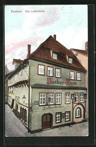 AK Eisenach, Lutherhaus mit Lutherkeller