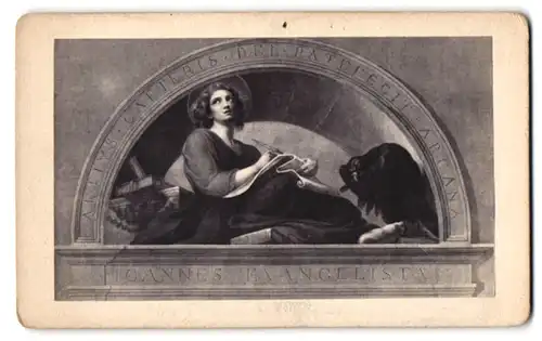 Fotografie Photogr. Gesellschaft, Berlin, Johannes der Evangelist, nach Gemälde von Correggio