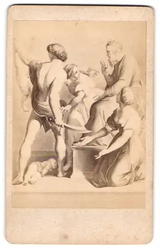 Fotografie Salomon`s Urteil, nach Gemälde von Rafael