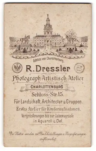 Fotografie R. Dressler, Berlin-Charlottenburg, Ansicht Berlin-Charlottenburg, Schloss Charlottenburg