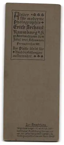 Fotografie Erich Dechant, Naumburg a / S., Portrait junge Dame im modischen Kleid