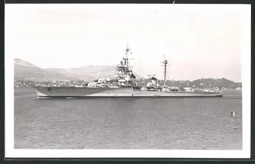 Fotografie Marine Nationale Francaise, Kriegsschiff Georges Leygues vor Toulon