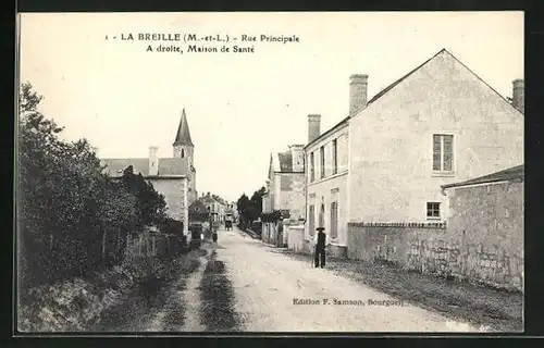 AK La Breille, Rue Principale