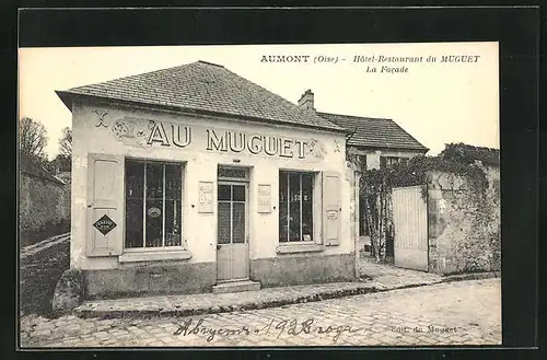 AK Aumont, Hôtel-Restaurant du Muguet, La Facade