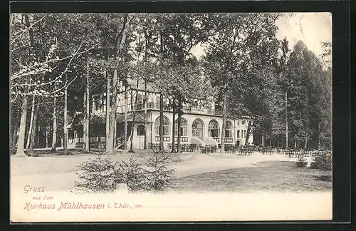 AK Mülhausen i. Thür., Ansicht vom Kurhaus