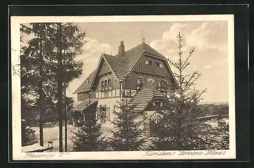 AK Plauen i. V., Touristen-Vereins-Haus