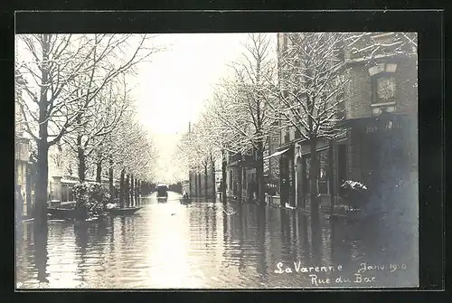 AK La Varenne, Hochwasser / Inondations 1910, Rue du Bac