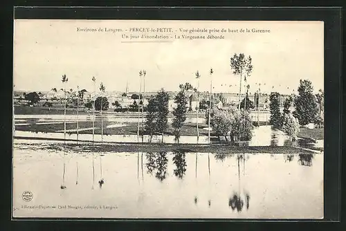 AK Percey-le-Petit, Hochwasser / Un jour d`inondation, La Vingeanne déborde