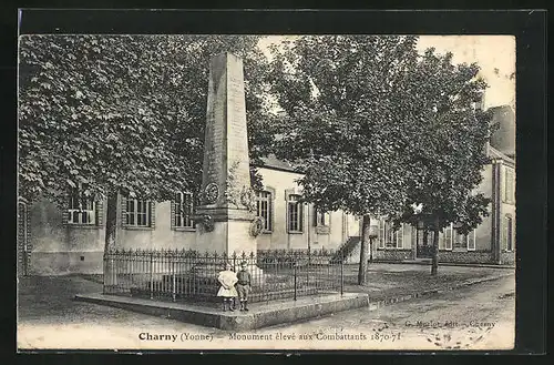 AK Charny, Monument eleve aux Combattants