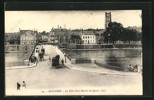 AK Auxerre, Le Pont Paul Bert et les Quais
