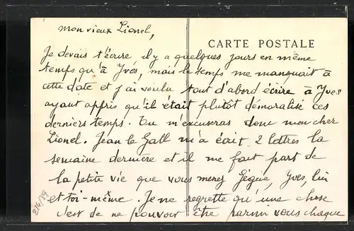 AK Brienon, Family-Hotel - Entrée, Allée des Pommiers