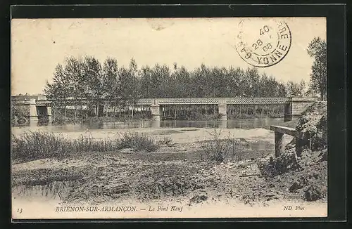 AK Brienon-sur-Armancon, Le Pont Neuf