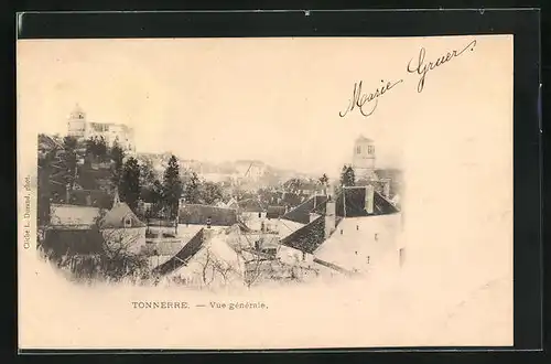 AK Tonnerre, Vue générale, Teilansicht der Ortschaft