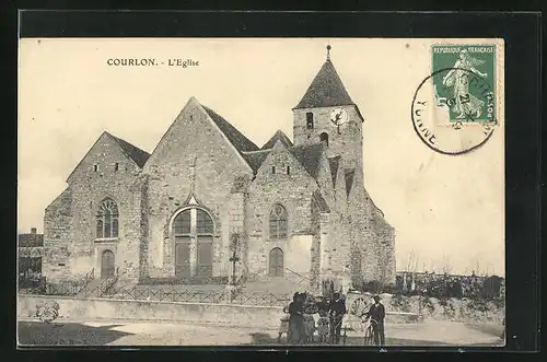 AK Courlon, L`Eglise, Kirche