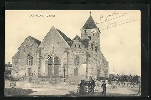 AK Courlon, L`Eglise, Kirche