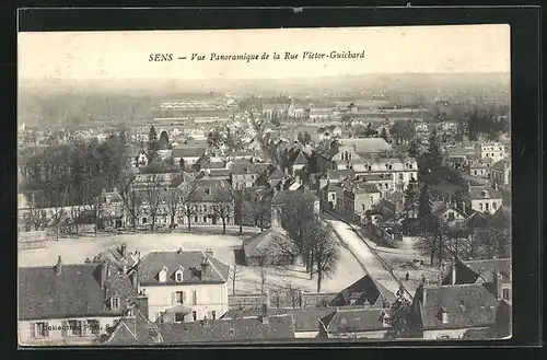 AK Sens, Vue Panoramique de la Rue Victor-Guichard