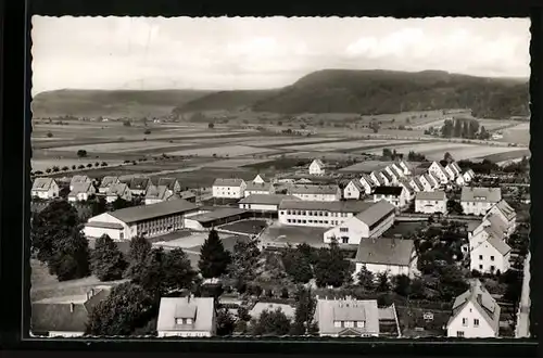 AK Dassel /Solling, Rainald von Dassel-Schule, Fliegeraufnahme
