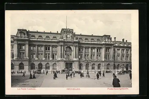 AK Brüssel /Bruxelles, La Poste Centrale