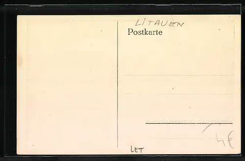 Künstler-AK Kanep, Kurland, Landhaus