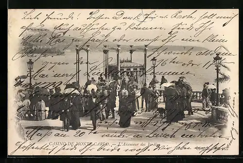 AK Monte-Carlo, Casino, L`Ascenseur des Jardins