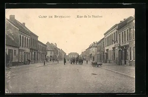 AK Camp de Beverloo, Rue de la Station