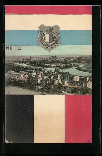 AK Metz, Gesamtansicht, Wappen und Farben