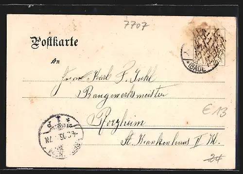 AK Engen, Blick auf die Stadt