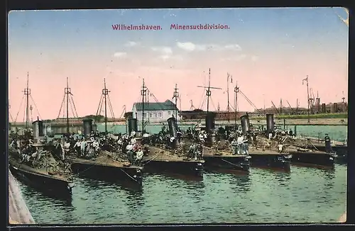 AK Wilhelmshaven, Minensuchdivision, Boote 531, 535, 528