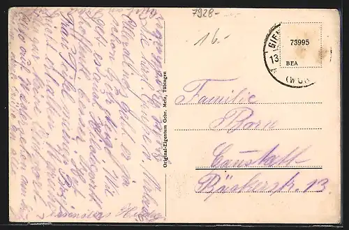 AK Giengen a. Brenz, Ortsansicht bei Tag